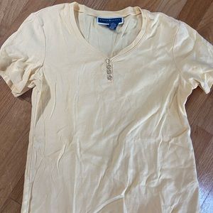 V neck karen scott shirt